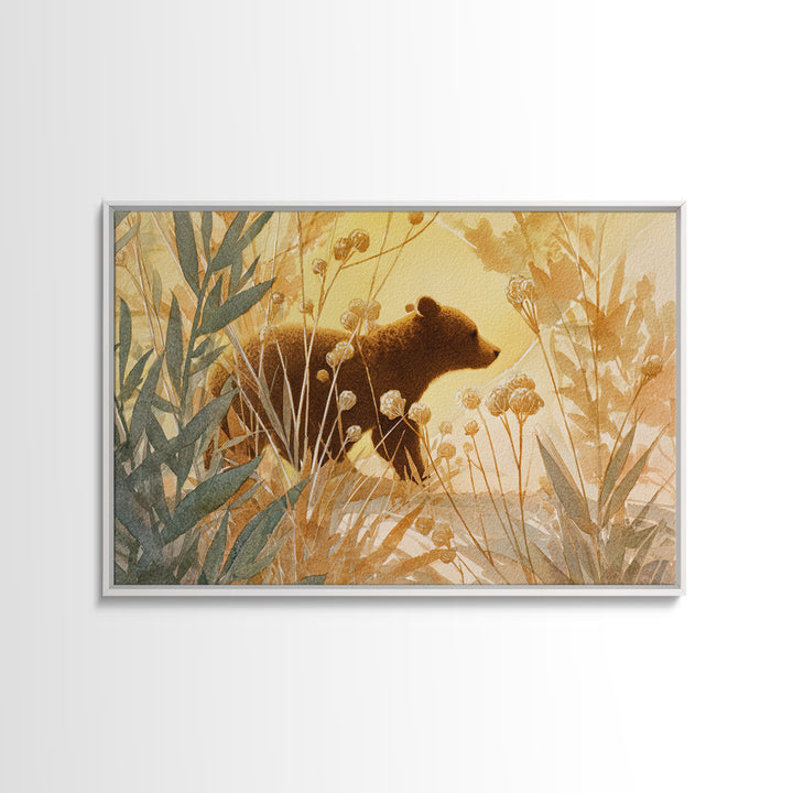 Buffalo Portrait with Western Texture Canvas Print, Rustic Art, Wood Wall Art, Farmhouse Decor, Rustic, Eclectic Wall Art, RUS-3x2-26
