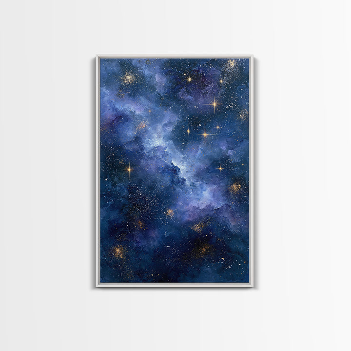 Distant Star Cluster Framed Canvas Print, Space Art, Gallery Decor, Spa Decor, Fine Art, Serenity, Home Decor, Poster, SAR-2x3-28
