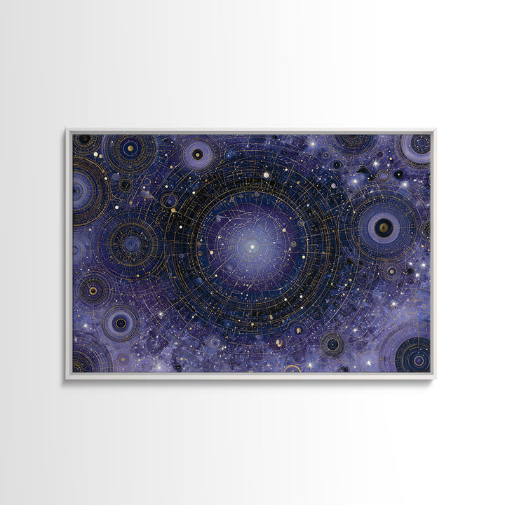 Distant Star Cluster Canvas Print, Space Art, Minimalist Decor, Spa Decor, Fine Art, Serenity, Digital Art, Printable Wall Art, SAR-3x2-48
