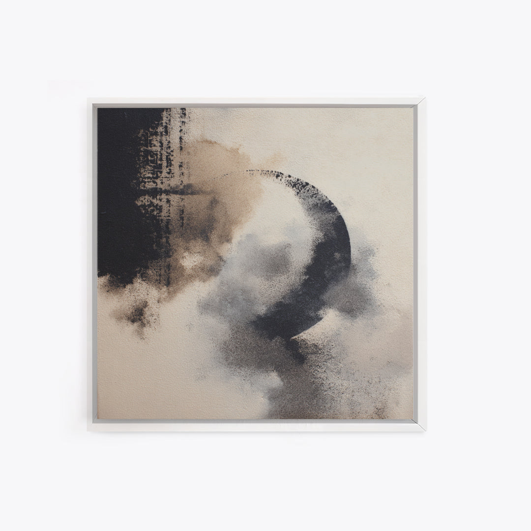 Scandinavian Textile Pattern Framed Canvas Print, Scandinavian Art, Textured Painting, Living Room Decor, Fine Art, Nordic, SCA-1x1-40