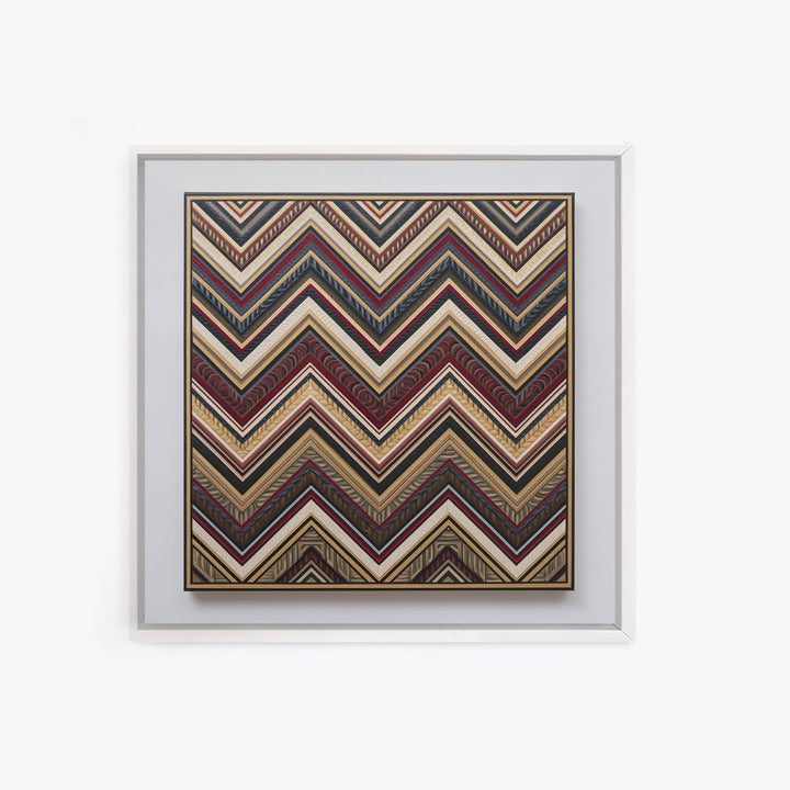 Herringbone Monochrome Pattern Framed Canvas Print, Scandinavian Art, Gallery Decor, Living Room Decor, Fine Art, Nordic, SCA-1x1-46