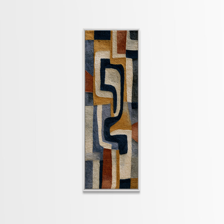 Soft Wool Texture Abstract Canvas Print, Scandinavian Art, Boho Wall Art, Living Room Decor, Abstract Art, Nordic, Modern Decor, SCA-1x3-7