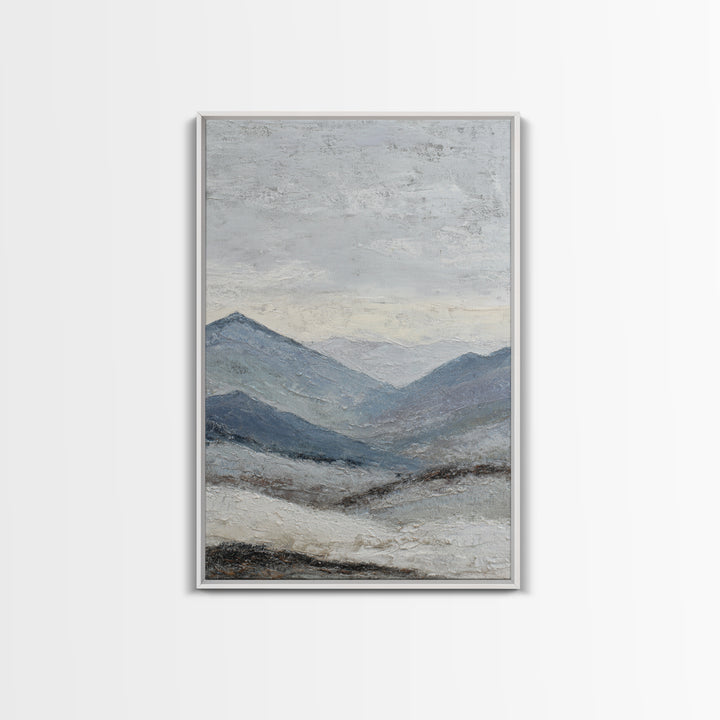 Minimal Sun over Pine Forest Canvas Print, Scandinavian Art, Wall Art Print, Living Room Decor, Nordic, Fine Art Print, SCA-2x3-49