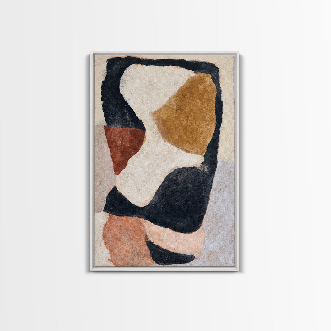 Soft Wool Texture Abstract Framed Canvas Print, Scandinavian Art, Living Room Decor, Fine Art, Nordic, Gallery Decor, SCA-2x3-51