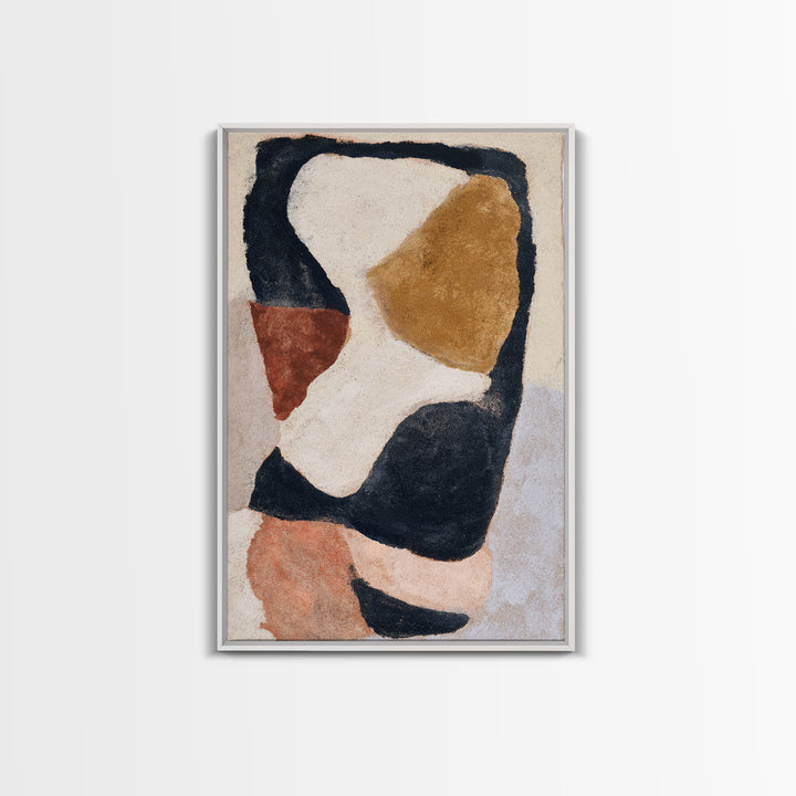 Soft Wool Texture Abstract Framed Canvas Print, Scandinavian Art, Living Room Decor, Fine Art, Nordic, Gallery Decor, SCA-2x3-51