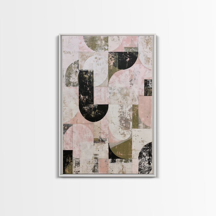 Snowy Nordic Forest Canvas Print, Scandinavian Art, Modern Art, Living Room Decor, Fine Art, Nordic, Contemporary Art, SCA-2x3-81