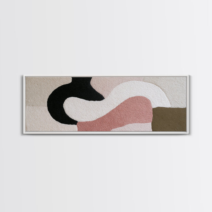 Soft Wool Texture Abstract Canvas Print, Scandinavian Art, Modern Decor, Living Room Decor, Abstract Art, Nordic, Wall Decor, SCA-3x1-11