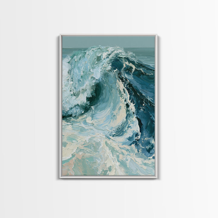 Wild Atlantic Wave Canvas Print, Seascape Art, Original Painting, Coastal Decor, Fine Art, Seascape, Living Room Decor, SEA-2x3-49
