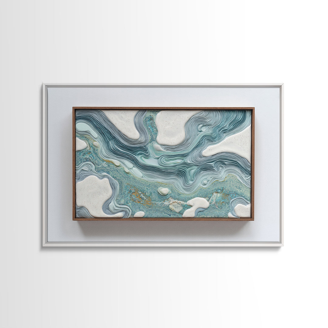 Mediterranean Harbor at Dawn Framed Canvas Print, Seascape Art, Art Print, Coastal Decor, Fine Art, Seascape, Printable Art, SEA-3x2-2