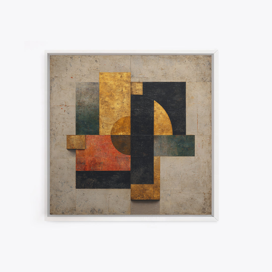 Geometric Tree of Life Canvas Print, Sacred Geometry Art, Wall Art Print, Living Room Decor, Abstract Art, Geometry, SGA-1x1-15