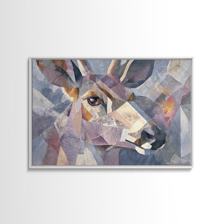Geometric Wave Pattern Framed Canvas Print, Sacred Geometry Art, Wall Decor Gift, Living Room Decor, Abstract Art, Geometry, SGA-3x2-2