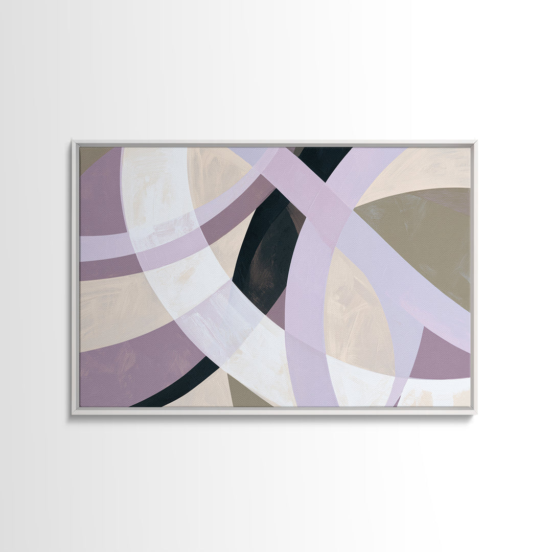 Crystal Grid Pattern Framed Canvas Print, Sacred Geometry Art, Boho Decor, Living Room Decor, Geometry, Spiritual Wall Art, SGA-3x2-9