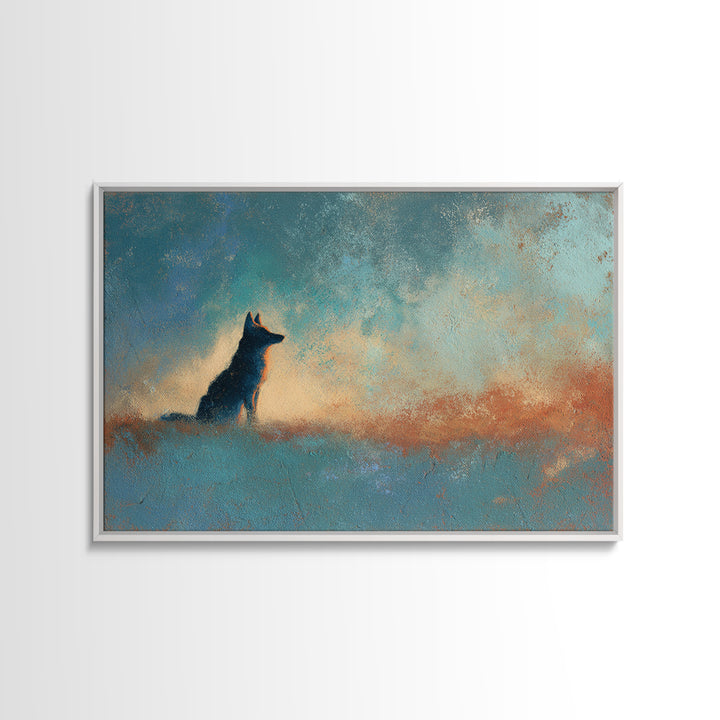 Dried Chili Peppers and Adobe Texture Canvas Print, Southwestern Art, Art Print, Southwestern Decor, Watercolor Art, Mesa, SOU-3x2-76