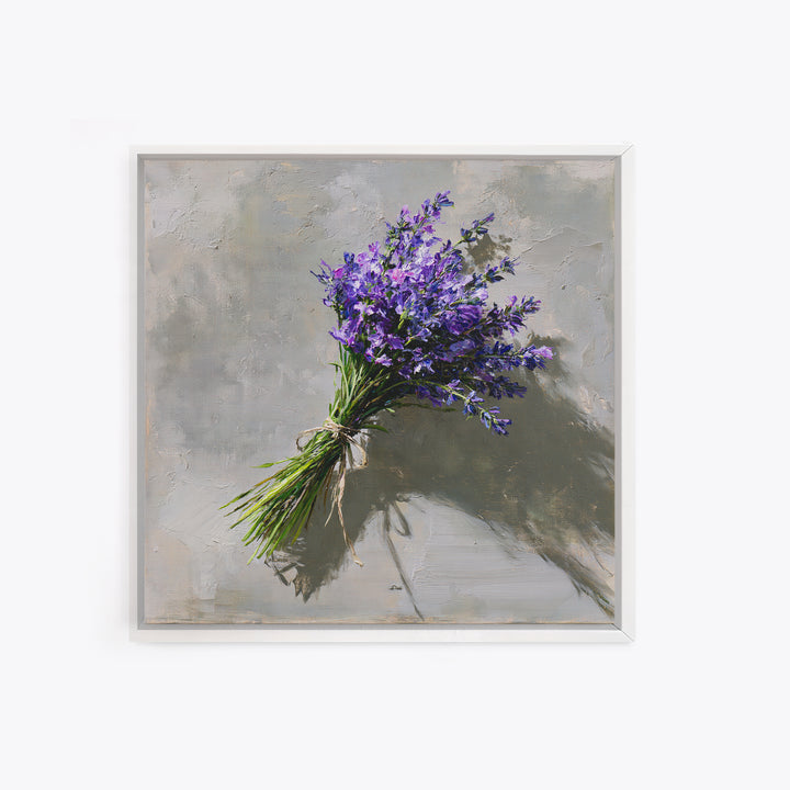 Lavender Bundle with Soft Shadow Canvas Print, Spa Art, Wildlife Wall Art, Spa Decor, Watercolor Art, Serenity, SPA-1x1-55