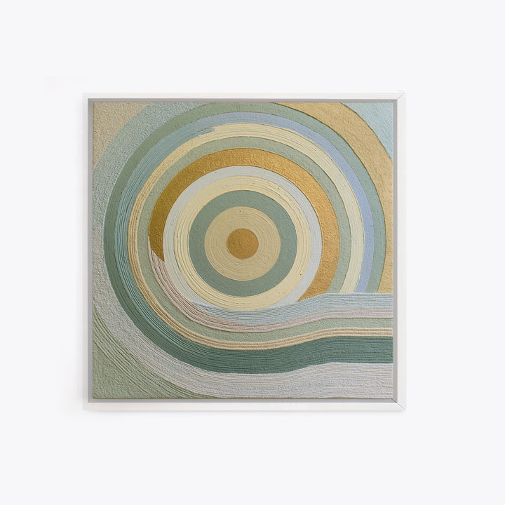 Sand Garden Lines Framed Canvas Print, Spa Art, Dog Canvas, Spa Decor, Fine Art, Serenity, Art Print, Room Decor, SPA-1x1-84