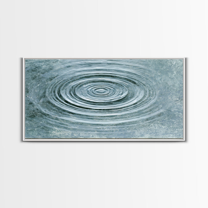 Abstract Water Ripples Canvas Print, Spa Art, Nature Prints, Spa Decor, Abstract Art, Serenity, Dog Groomer Gifts, Salon Decor, SPA-2x1-74