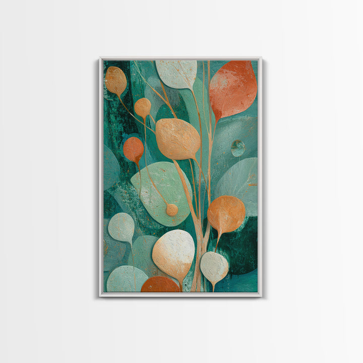 Soft Cloudscape in Cream and Sage Framed Canvas Print, Spa Art, Animal Art, Spa Decor, Fine Art, Serenity, Gallery Decor, SPA-2x3-93