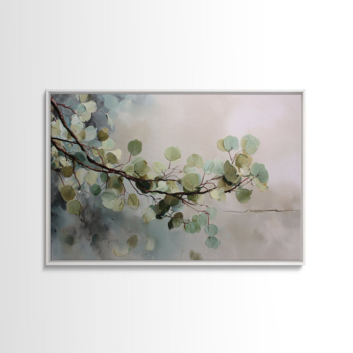 Sage and Ivory Geometric Calm Composition Canvas Print, Spa Art, Neutral Decor, Spa Decor, Fine Art, Serenity, Home Decor, SPA-3x2-73