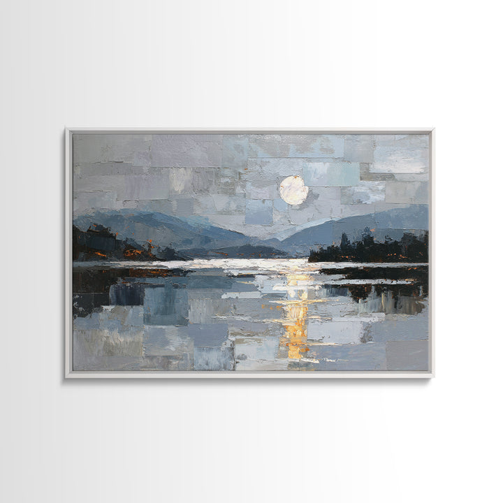Minimal Zen Circle Brushstroke Canvas Print, Spa Art, Art, Spa Decor, Fine Art, Serenity, Abstract Print, Minimalist Art, SPA-3x2-84