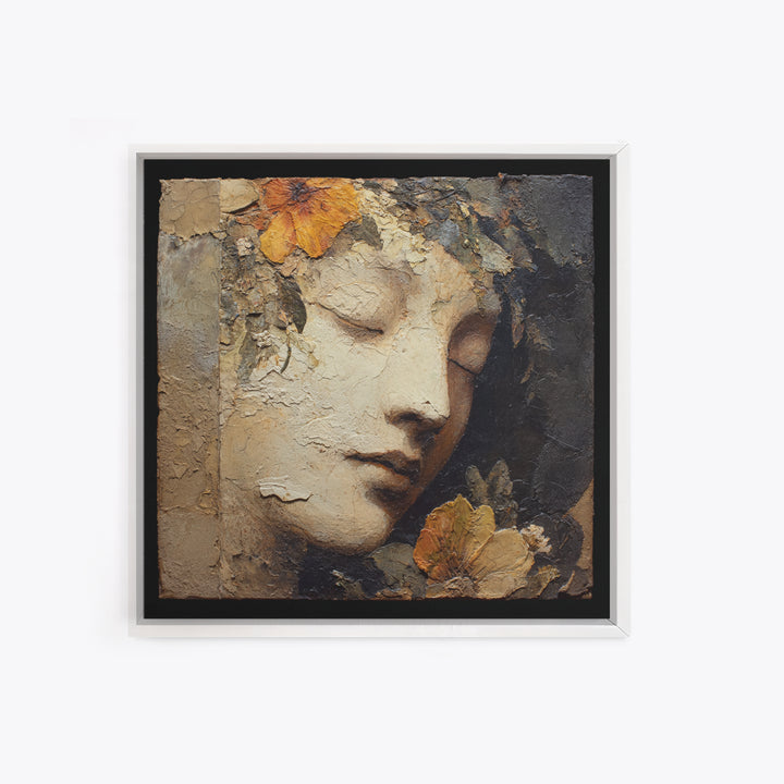 Mountain Sunrise as Awakening Symbol Framed Canvas Print, Spiritual Art, Wallart, Living Room Decor, Fine Art, Spirit, SPI-1x1-93