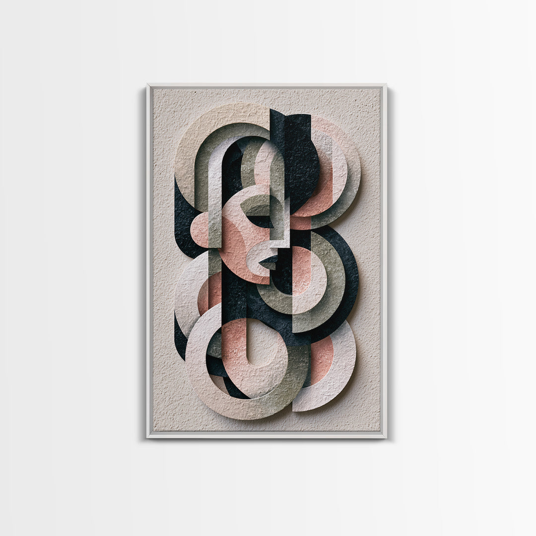 Abstract Aura Portrait Canvas Print, Spiritual Art, Luxury Decor, Living Room Decor, Fine Art, Spirit, Digital Art, Printable, SPI-2x3-96