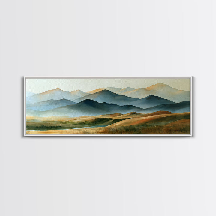 Mountain Sunrise as Awakening Symbol Canvas Print, Spiritual Art, Home Decor, Living Room Decor, Fine Art, Spirit, Wallart, SPI-3x1-85