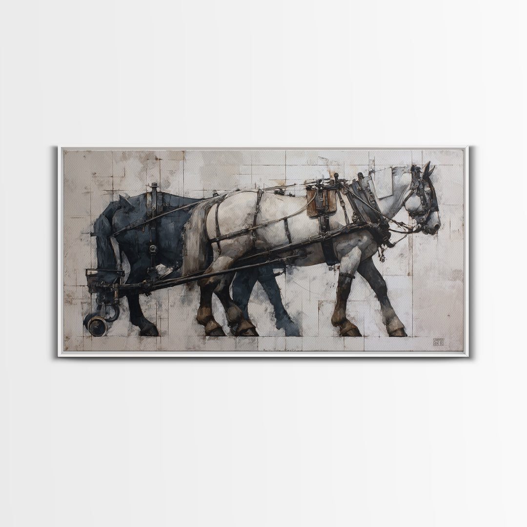 Mechanical Rose Made of Copper Gears Framed Canvas Print, Steampunk Art, Neutral Decor, Living Room Decor, Fine Art, Mechanic, STE-2x1-95