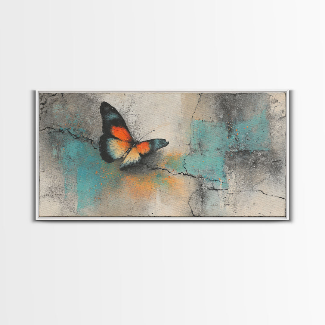 Wildstyle Arrows and Abstract Letter Forms Without Framed Canvas Print, Street Art, Painting, Living Room Decor, Urban, STR-2x1-37