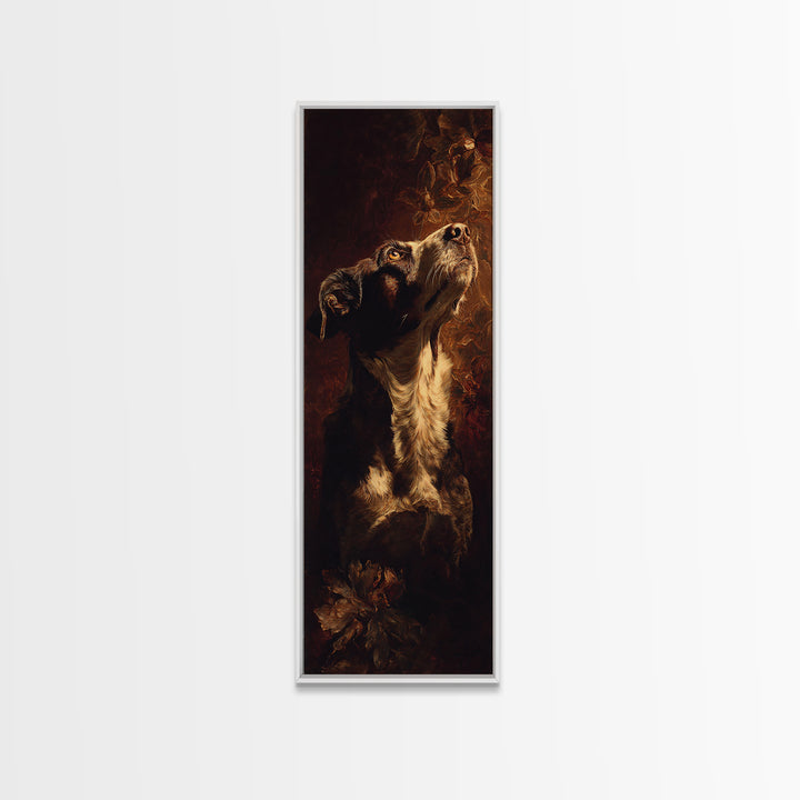 Hunting Dog Portrait Canvas Print, Traditional Art, Custom Art, Living Room Decor, Classic, Modern Decor, Fine Art Print, TRA-1x3-72