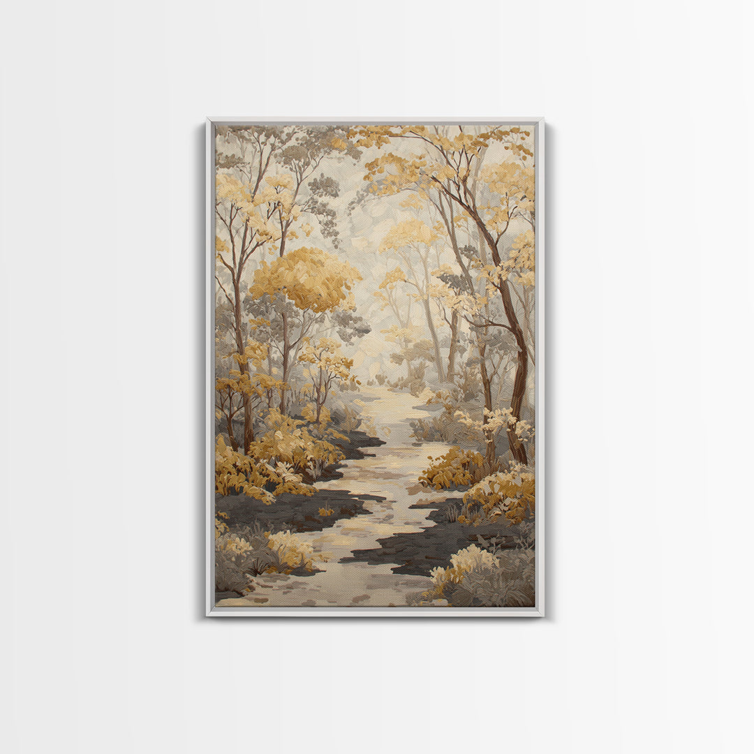 Classic Oil Painted Landscape Canvas Print, Traditional Art, Furry Art, Living Room Decor, Fine Art, Classic, Fine Art Print, TRA-2x3-57