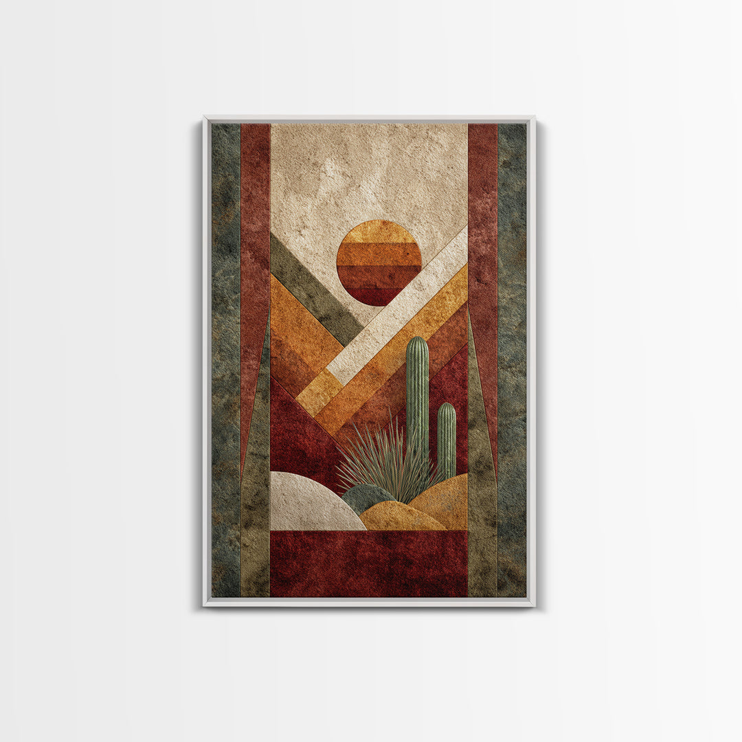 Desert Rhythm Pattern Canvas Print, Tribal Art, Unique Wall Art, Living Room Decor, Fine Art, Tribal, Abstract Print, TRI-2x3-54