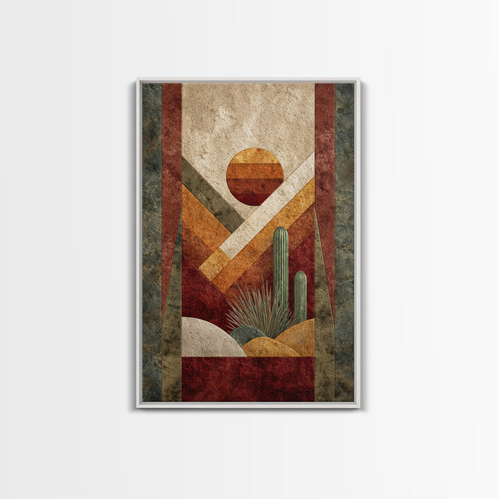 Desert Rhythm Pattern Canvas Print, Tribal Art, Unique Wall Art, Living Room Decor, Fine Art, Tribal, Abstract Print, TRI-2x3-54