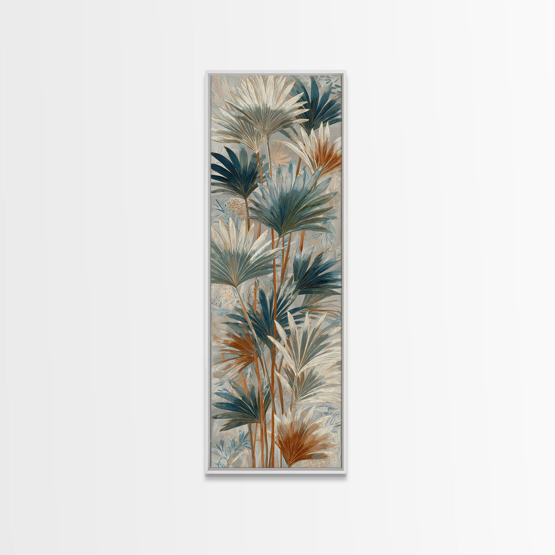 Tropical Fruit Market Arrangement Canvas Print, Tropical Art, Beach Print, Living Room Decor, Abstract Art, Tropic, TRO-1x3-51