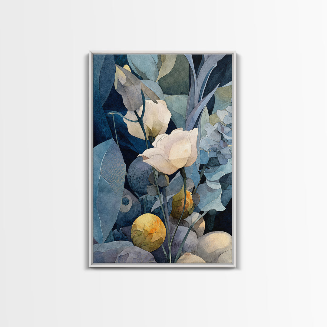 Tropical Fruit Market Arrangement Canvas Print, Tropical Art, Coastal Wall Art, Living Room Decor, Tropic, Beach Prints, TRO-2x3-71