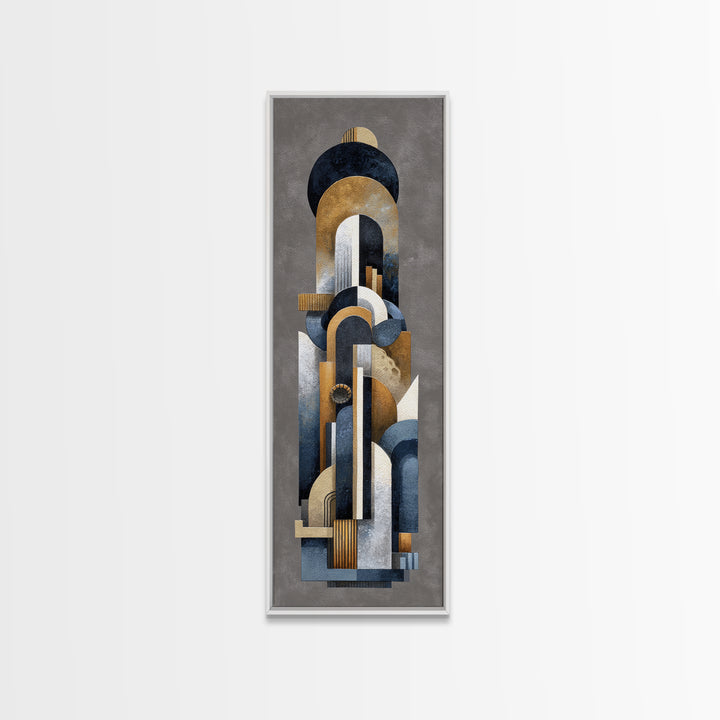 Old Theater Marquee Shapes Without Text Canvas Print, Urban Art, Textured Wall Art, Living Room Decor, Fine Art, Urban, URB-1x3-33