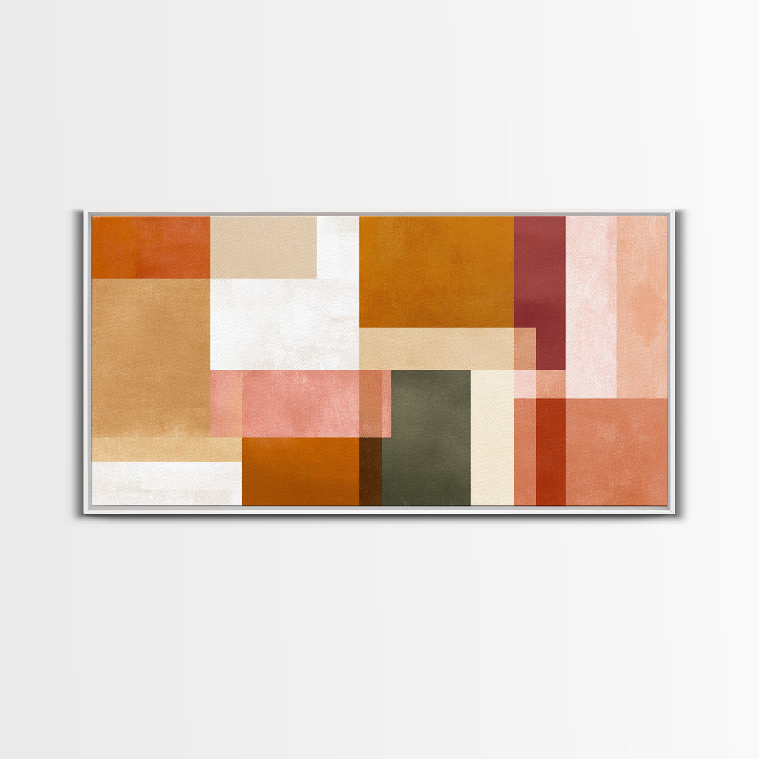 Old Theater Marquee Shapes Without Text Canvas Print, Urban Art, Contemporary Art, Living Room Decor, Abstract Art, Urban, URB-2x1-41