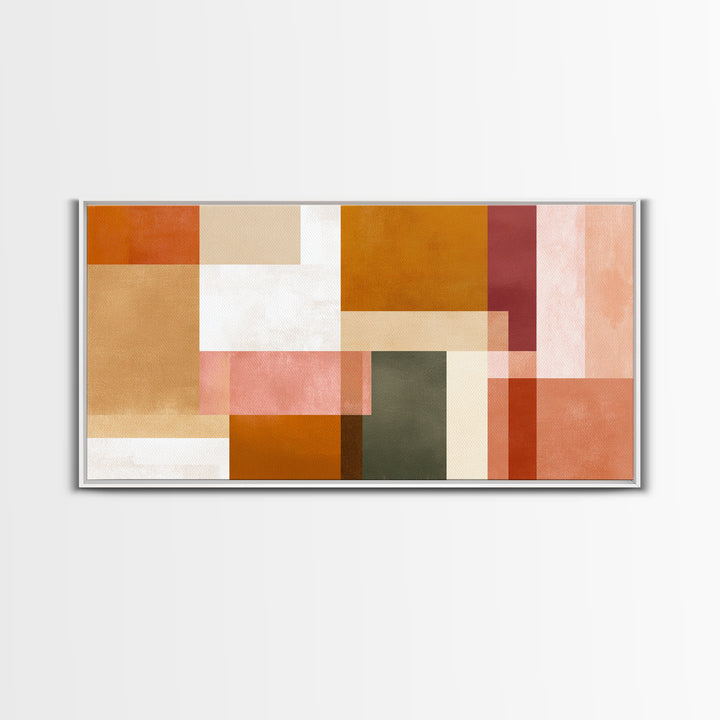 Old Theater Marquee Shapes Without Text Canvas Print, Urban Art, Contemporary Art, Living Room Decor, Abstract Art, Urban, URB-2x1-41