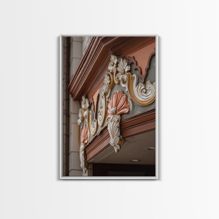 Old Theater Marquee Shapes Without Text Canvas Print, Urban Art, Living Room Decor, Abstract Art, Urban, Printable Art, URB-2x3-29