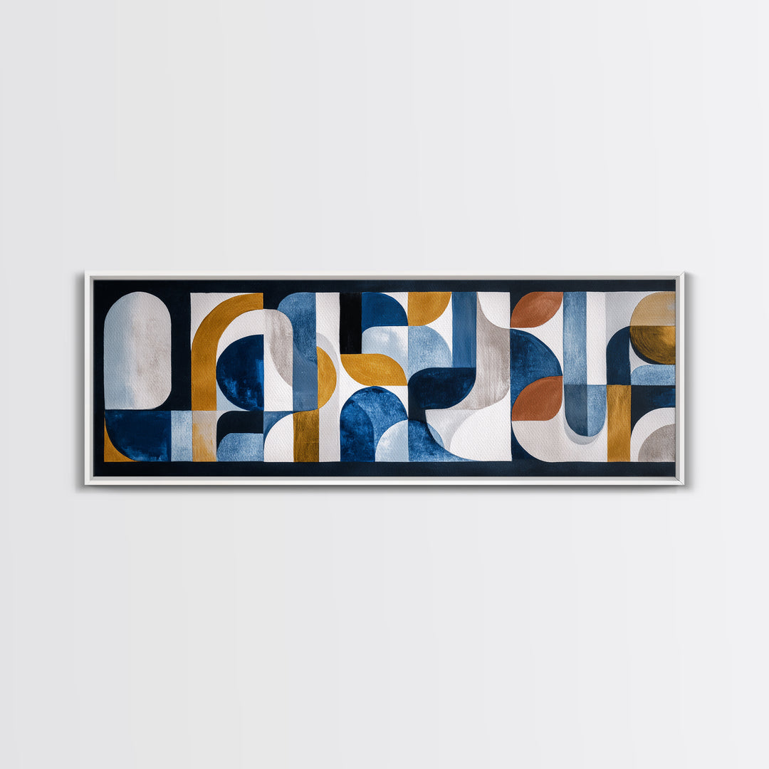 High Rise Window Grid Abstract Canvas Print, Urban Art, Art Print, Living Room Decor, Fine Art, Urban, Oil Painting, Art Deco, URB-3x1-35
