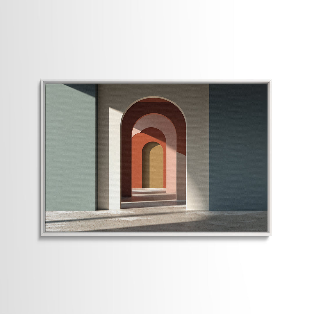 Old Theater Marquee Shapes Without Text Canvas Print, Urban Art, Canvas Painting, Living Room Decor, Fine Art, Urban, URB-3x2-73