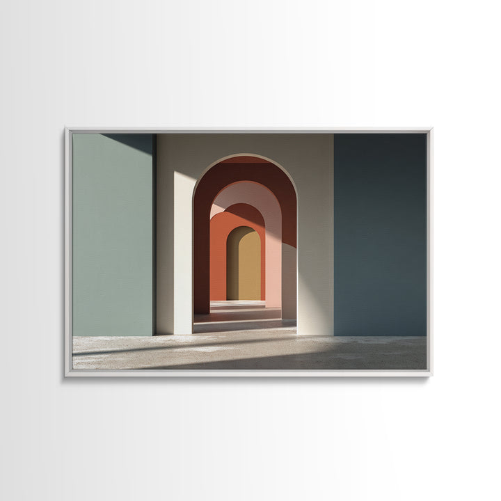 Old Theater Marquee Shapes Without Text Canvas Print, Urban Art, Canvas Painting, Living Room Decor, Fine Art, Urban, URB-3x2-73
