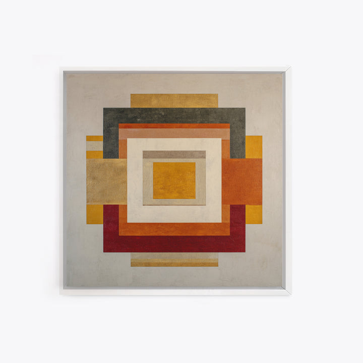 Modern Geometric Composition for Living Spaces Canvas Print, Wall Art, Abstract Wall Art, Living Room Decor, WAL-1x1-100