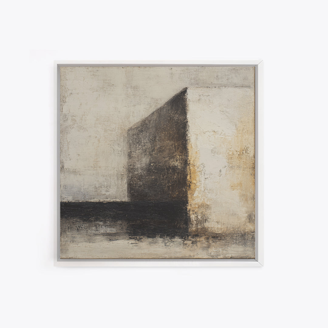Black and White Architectural Study Framed Canvas Print, Wall Art, Gallery Decor, Living Room Decor, Fine Art, WAL-1x1-32