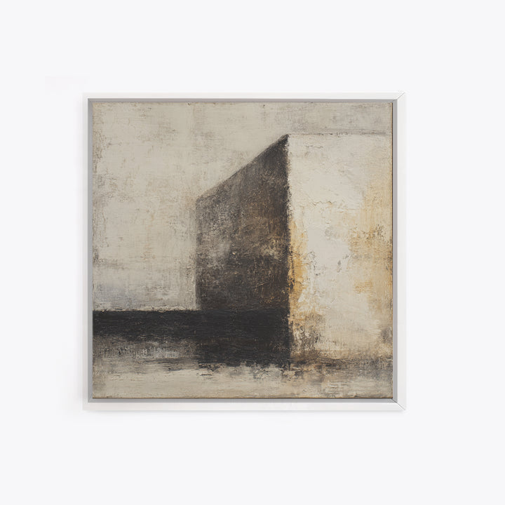 Black and White Architectural Study Framed Canvas Print, Wall Art, Gallery Decor, Living Room Decor, Fine Art, WAL-1x1-32