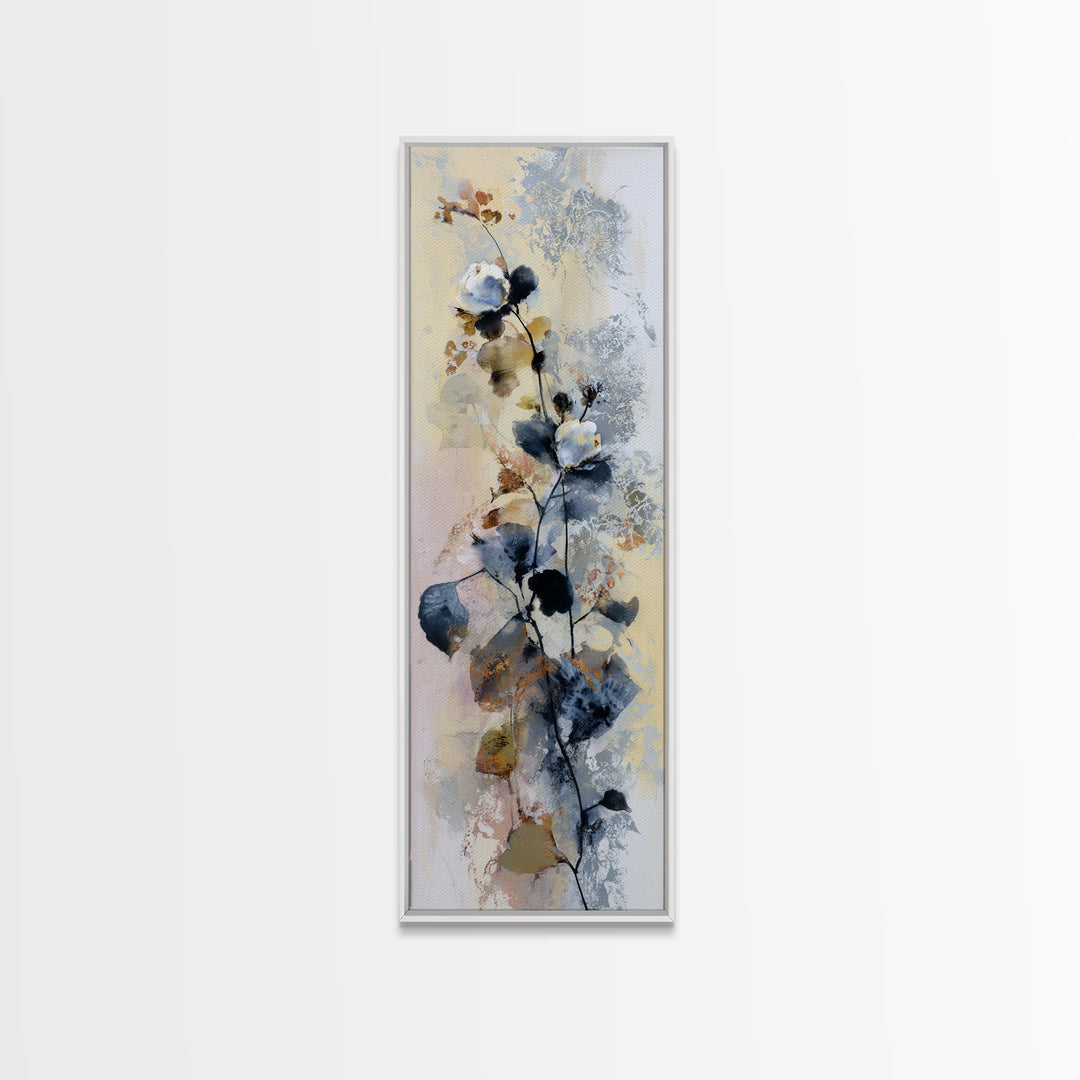 Impressionist Meadow of Wildflowers Canvas Print, Wall Art, Fine Art Print, Living Room Decor, Watercolor Art, WAL-1x3-5