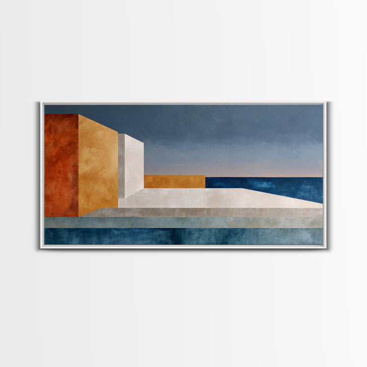 Modern Geometric Composition for Living Spaces Canvas Print, Wall Art, Wall Decor, Living Room Decor, Abstract Art, WAL-2x1-48