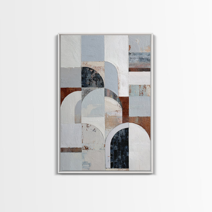 Luxury Neutral Plaster Texture Abstract Canvas Print, Wall Art, Art Print, Living Room Decor, Abstract Art, Wall Hanging, WAL-2x3-23