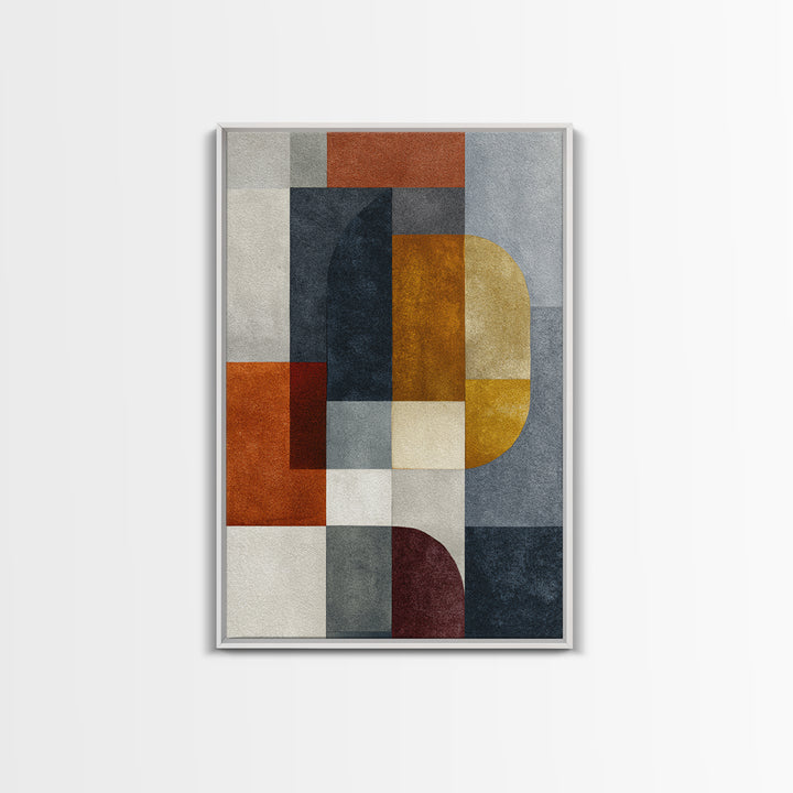 Modern Geometric Composition for Living Spaces Canvas Print, Wall Art, Abstract Wall Art, Living Room Decor, WAL-2x3-36