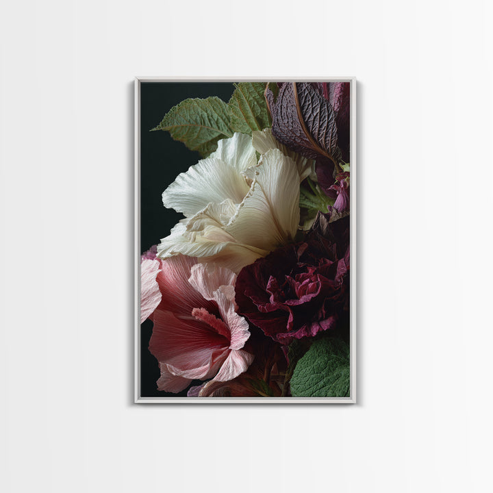 Large Botanical Print Canvas Print, Wall Art, Wall Art Prints, Living Room Decor, Fine Art, Abstract Art, Textured Wall Art, WAL-2x3-58