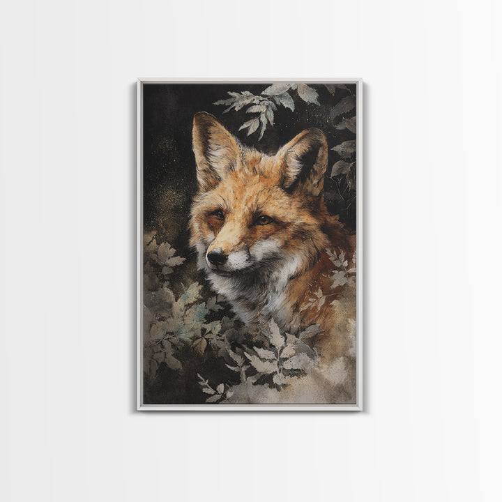 Whimsical Animal Portrait Canvas Print, Wall Art, Fine Art Print, Living Room Decor, Oil Painting, Wall Decor, WAL-2x3-7